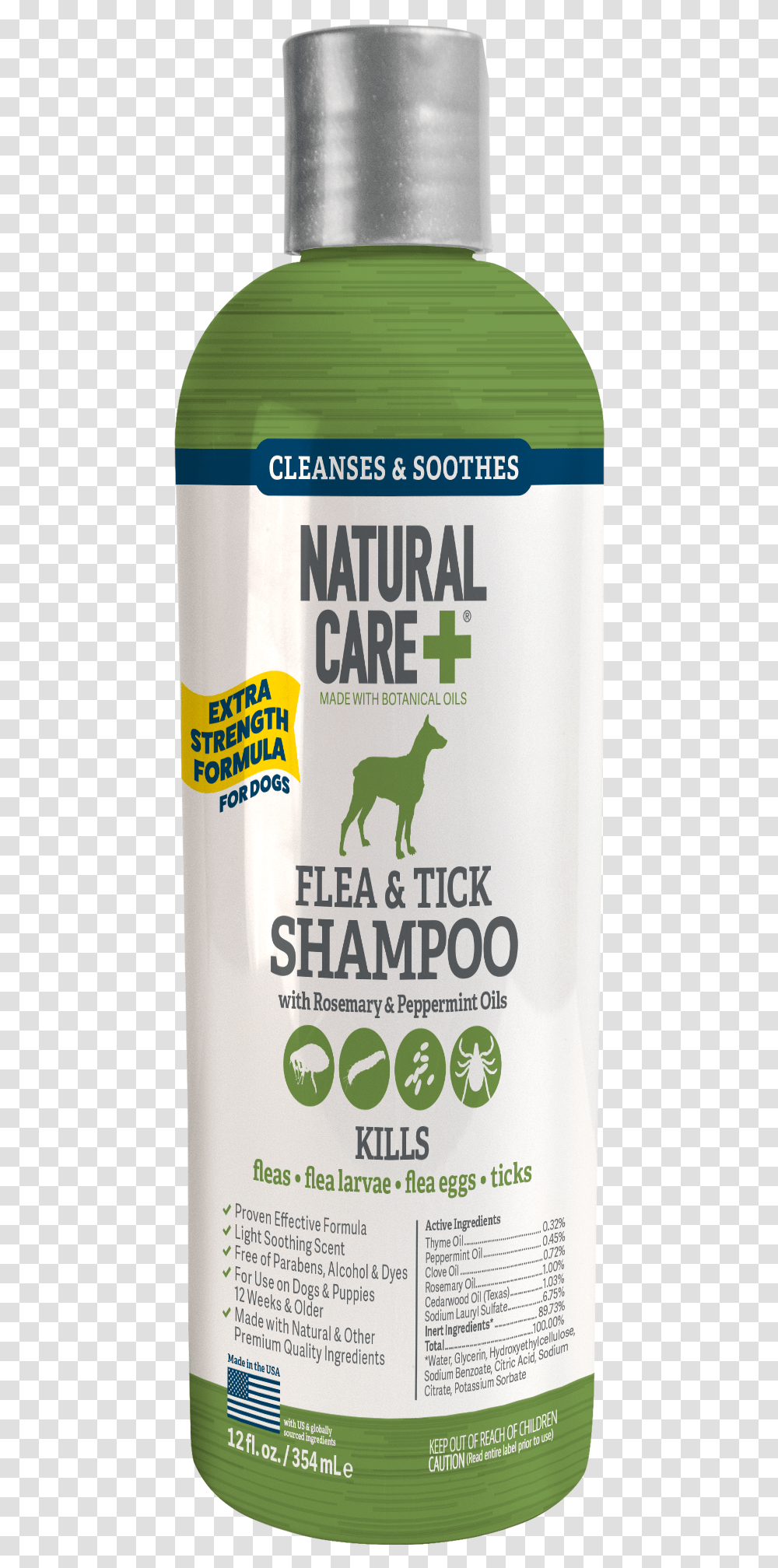 Natural Care Flea And Tick, Bottle, Plant, Beer Transparent Png