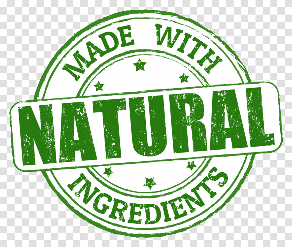 Natural Circle Made With Natural Ingredients Logo Label, Plant, Word Transparent Png