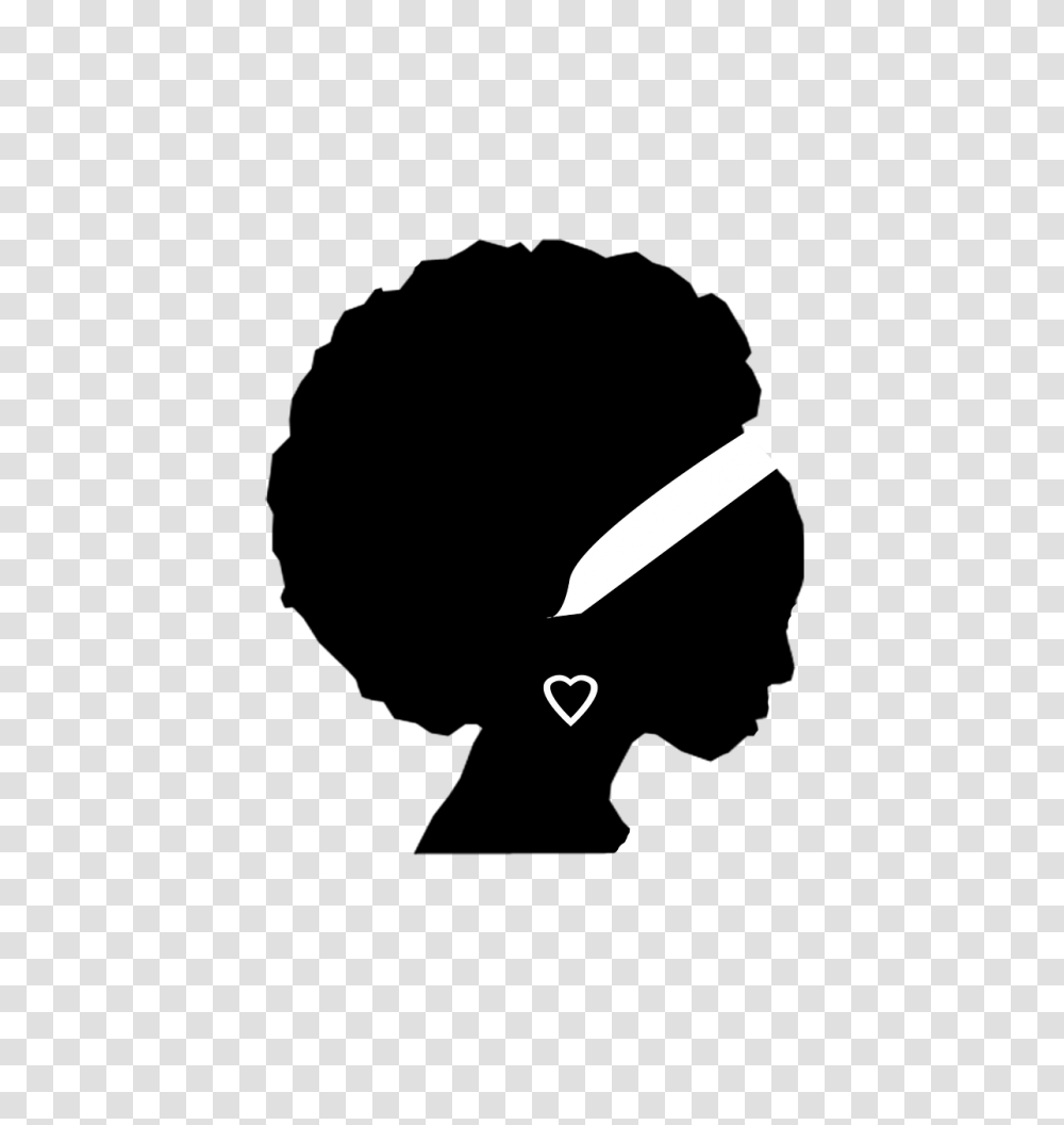 Natural Curly Hair Silhouette African Woman Silhouette, Team Sport, Baseball, Text, Photography Transparent Png