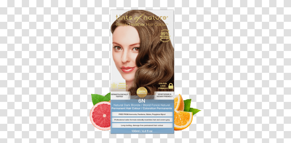 Natural Dark Blonde Hair Dye 6n Tints Of Nature 6n, Grapefruit, Citrus Fruit, Produce, Food Transparent Png