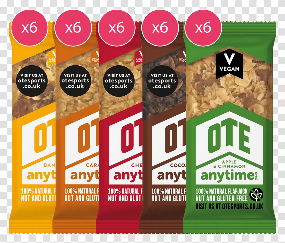 Natural Energy Bars Vegan Cycling Ote Anytime Bar, Advertisement, Flyer, Poster, Paper Transparent Png