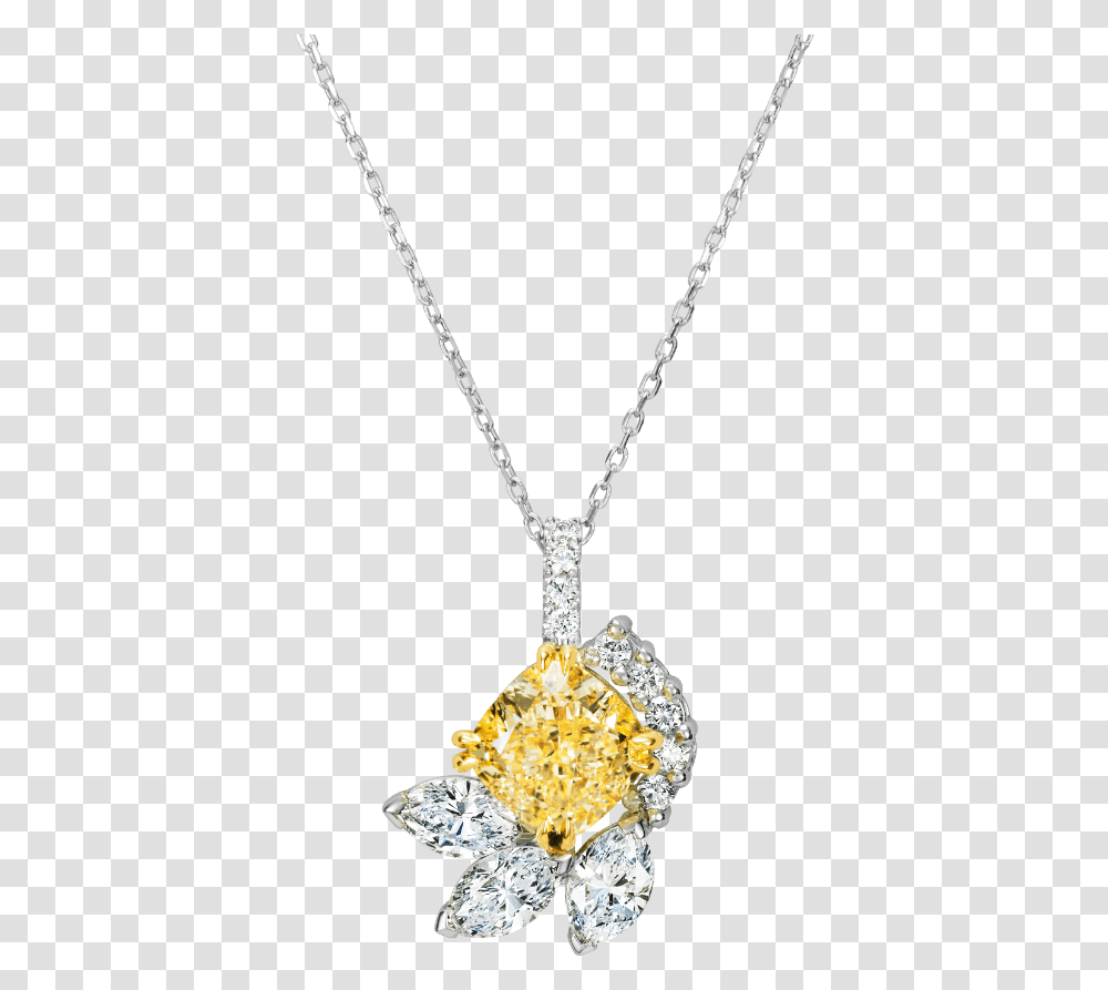 Natural Fancy Intense Yellow Diamond Locket, Pendant, Necklace, Jewelry, Accessories Transparent Png