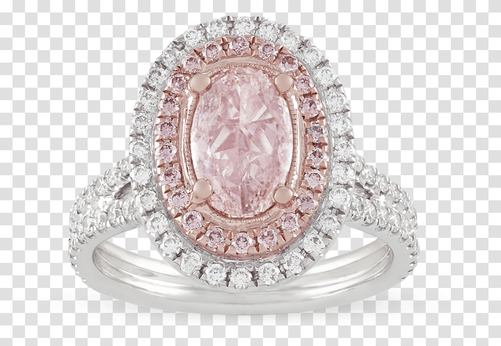 Natural Fancy Light Pink Diamond Ring 130 Carats, Accessories, Accessory, Jewelry, Gemstone Transparent Png