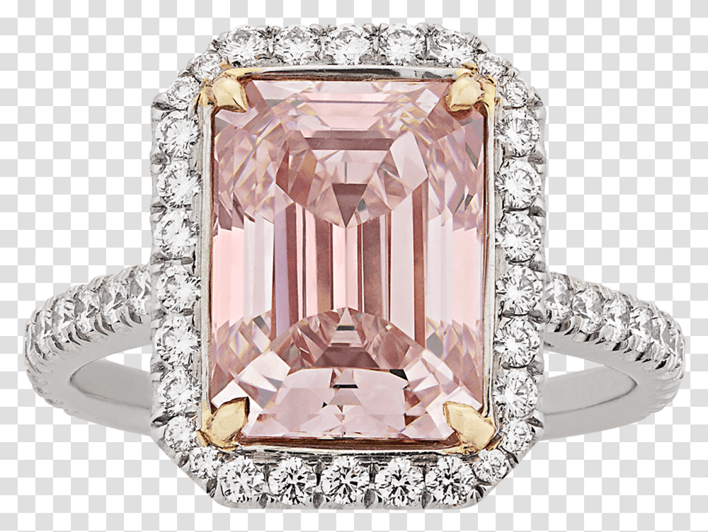 Natural Fancy Pink Diamond Ring, Jewelry, Accessories, Accessory, Gemstone Transparent Png