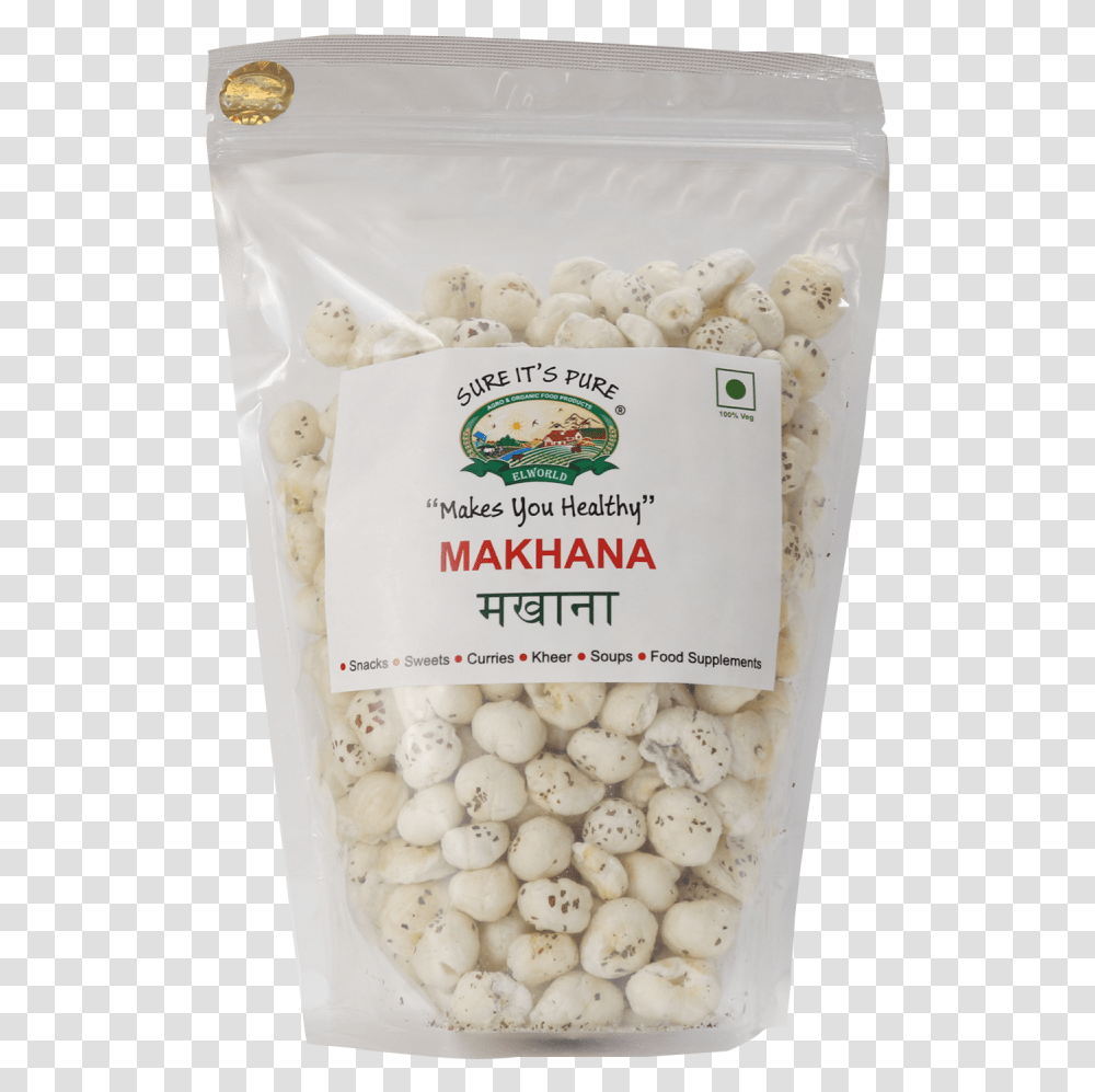 Natural Makhana 150g Cranberry Bean, Plant, Food, Vegetable, Soy Transparent Png