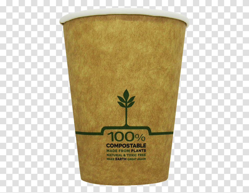 Natural Paper Coffee Cup 12oz Eco Friendly, Bottle, Rug, Plant Transparent Png
