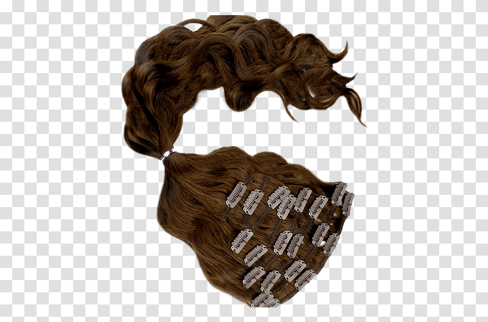 Natural Wave Remy Clip In Hair Extension, Bronze, Rock, Text Transparent Png