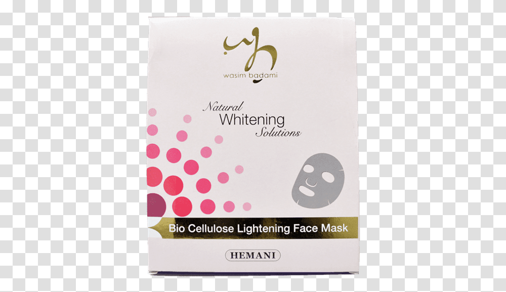 Natural Whitening Solutions Bio Cellulose Lightening Facial Mask, Texture, Paper, Polka Dot Transparent Png