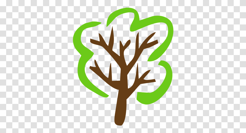 Nature Clipart Simple Tree, Text, Plant, Antler, Stencil Transparent Png