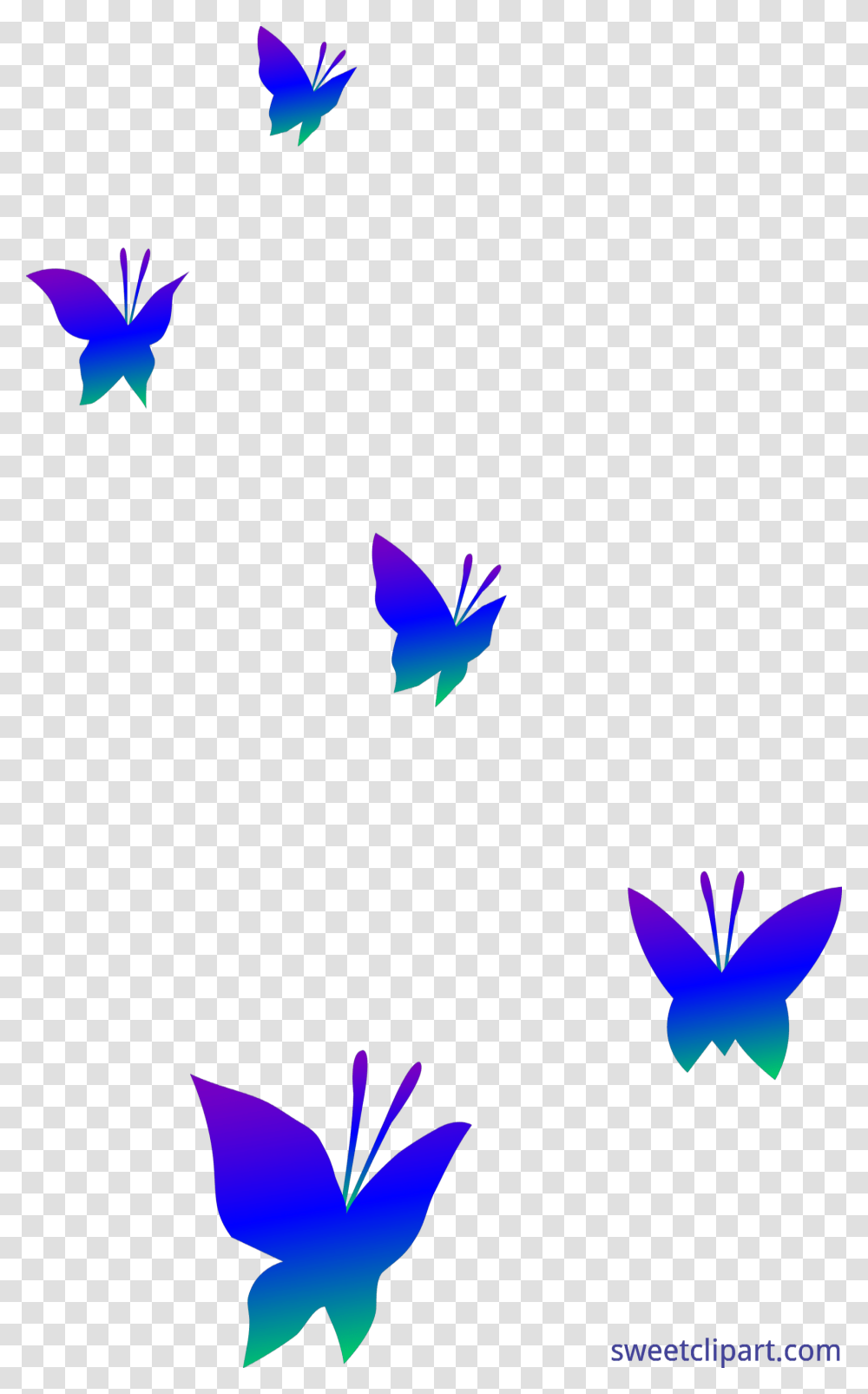 Nature Insects Butterflies Gradient Clip Art, Light, Pattern Transparent Png