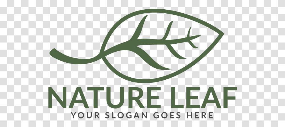 Nature Leaf Logo Design Calligraphy, Poster, Label, Alphabet Transparent Png