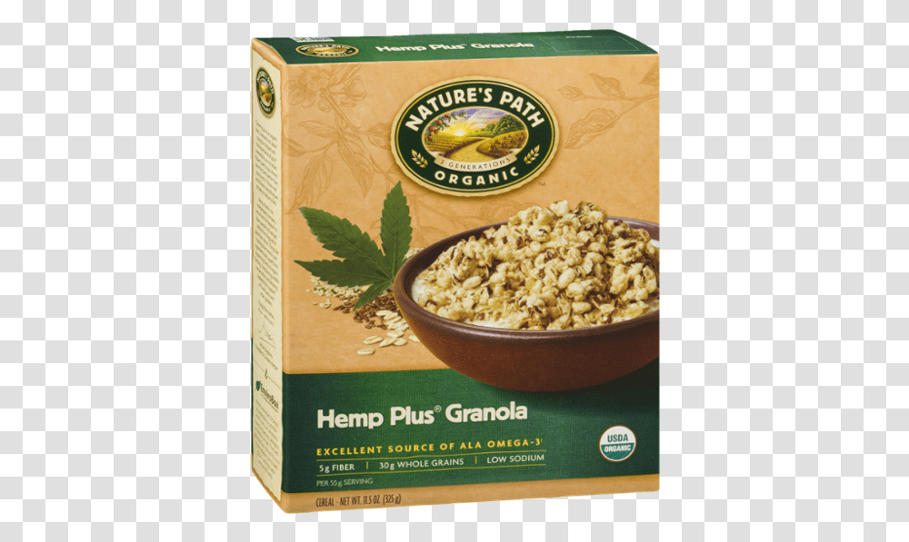 Nature Path Hemp Cereal, Plant, Food, Breakfast, Oatmeal Transparent Png