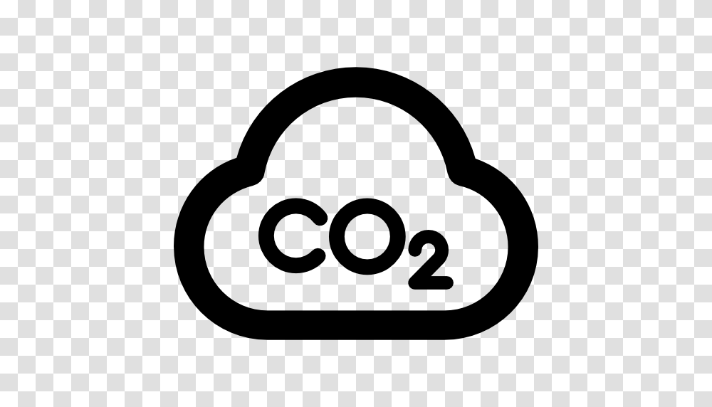 Nature Pollution Cloud Carbon Dioxide Icon, Stencil, Logo, Trademark Transparent Png