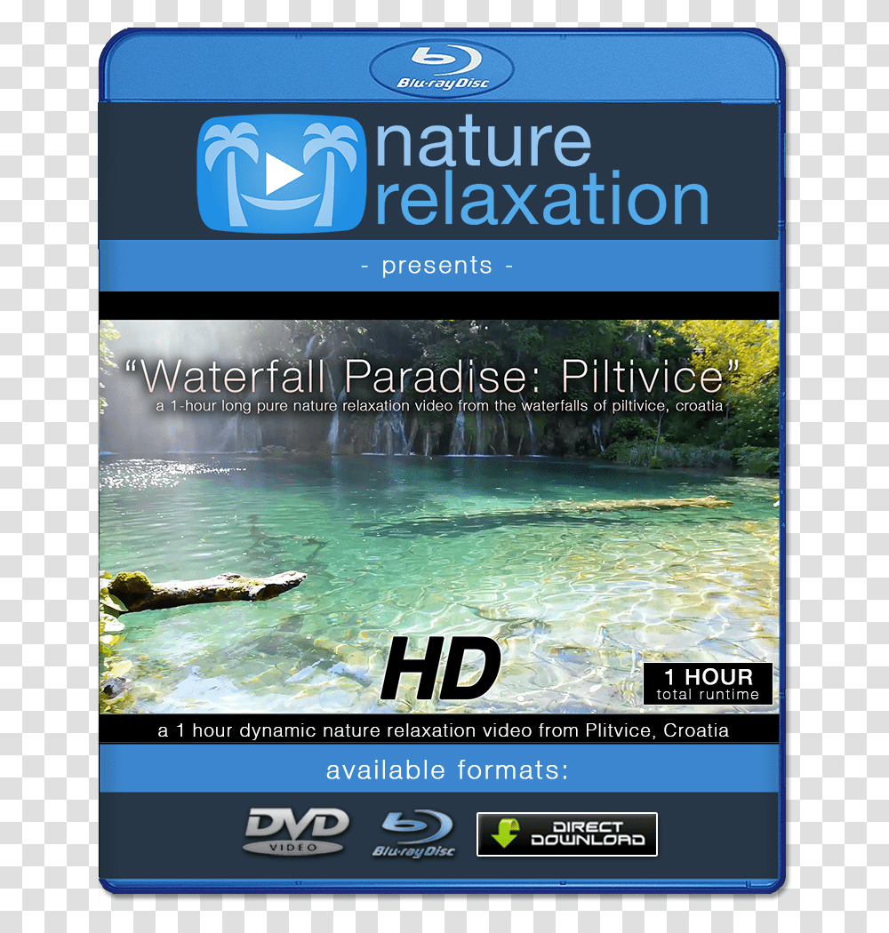 Nature Relaxation Waterfalls Of The World Dvd, Outdoors, Poster, Advertisement Transparent Png