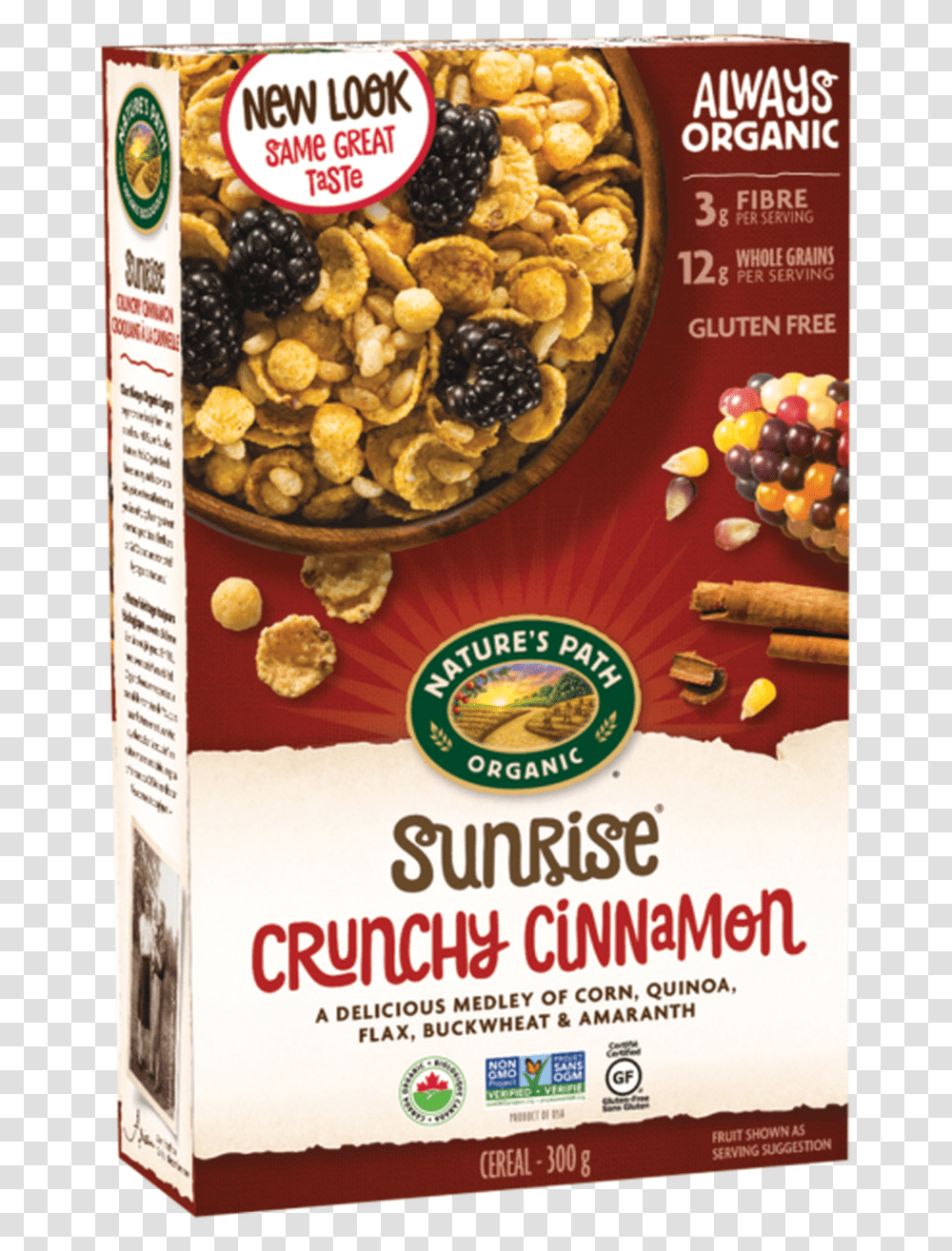Nature's Path Nature's Path Organic Heritage Crunch Cereal, Advertisement, Flyer, Poster, Paper Transparent Png