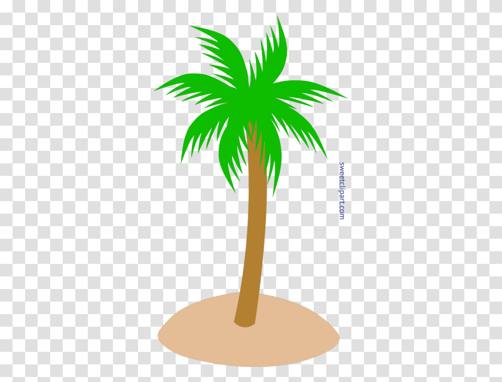 Nature Travel Palm Tree In Sand Clip Art, Plant, Green, Arecaceae, Bird Transparent Png
