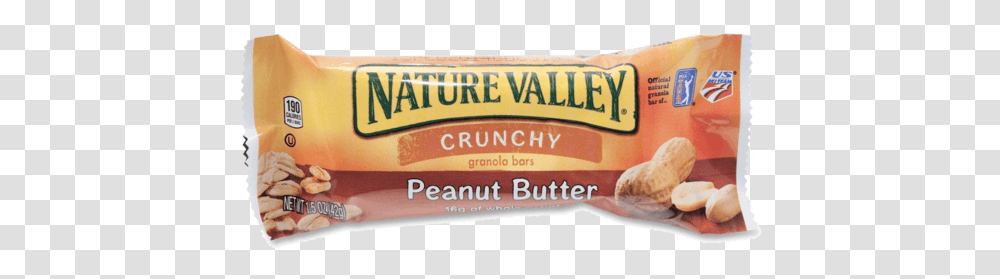 Nature Valley Bar Crunchy Peanut Butter 1.49 Oz, Food, Plant, Hot Dog, Weapon Transparent Png