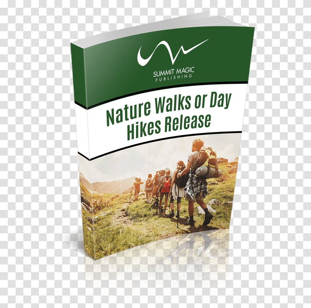 Nature Walks Or Day Hikes With Staff Book Cover, Person, Animal, Poster, Advertisement Transparent Png
