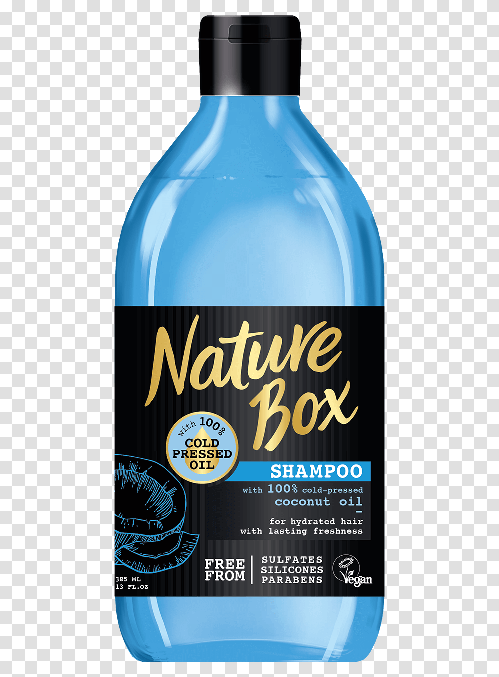 Naturebox Com Hair Coconut Oil Shp Nature Box Coconut Shampoo, Bottle, Beverage, Alcohol, Wine Transparent Png