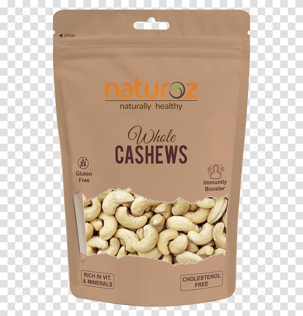 Naturoz Whole Cashews Kaju Dry Fruits Vestige Kaju Badam, Plant, Nut, Vegetable, Food Transparent Png