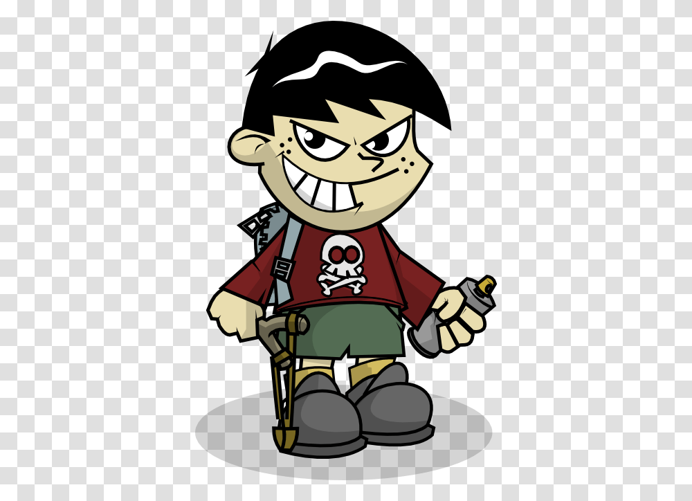 Naughty Little Boy Clipart, Performer, Pirate, Kneeling Transparent Png