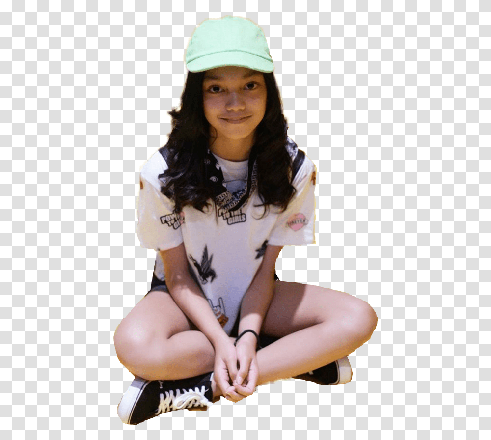 Naura Naurapenyanyicilik Girl Tumblr Selfie Singapore Sitting, Person, Sleeve, Female Transparent Png