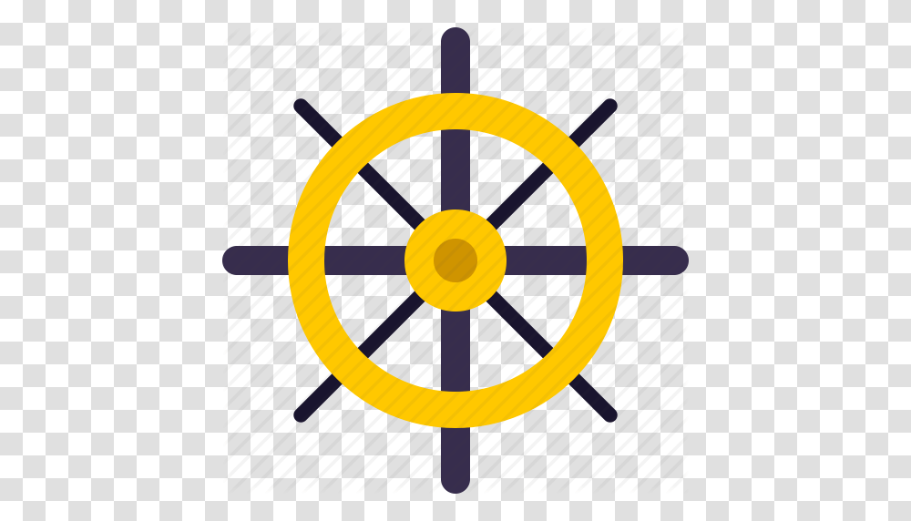 Nautical Navigation Ocean Sail Ship Wheel Icon, Steering Wheel, Light, Nuclear Transparent Png