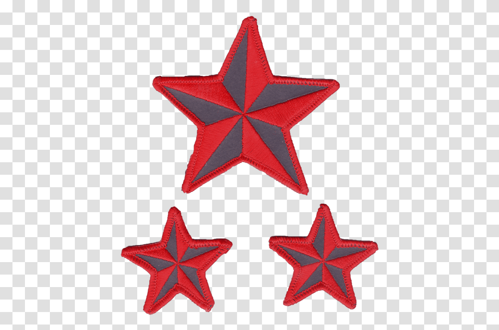 Nautical Stars Reflective Embroidered Patch Plan A Insurance, Star Symbol, Cross, Rug Transparent Png