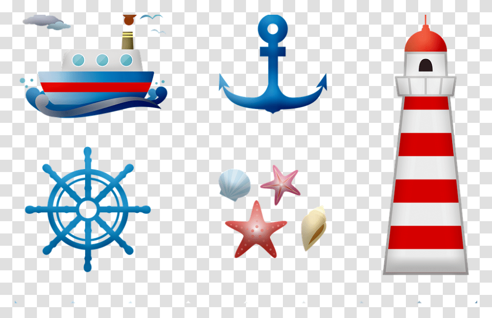 Nautical Theme Nautical Tower, Star Symbol, Hook Transparent Png