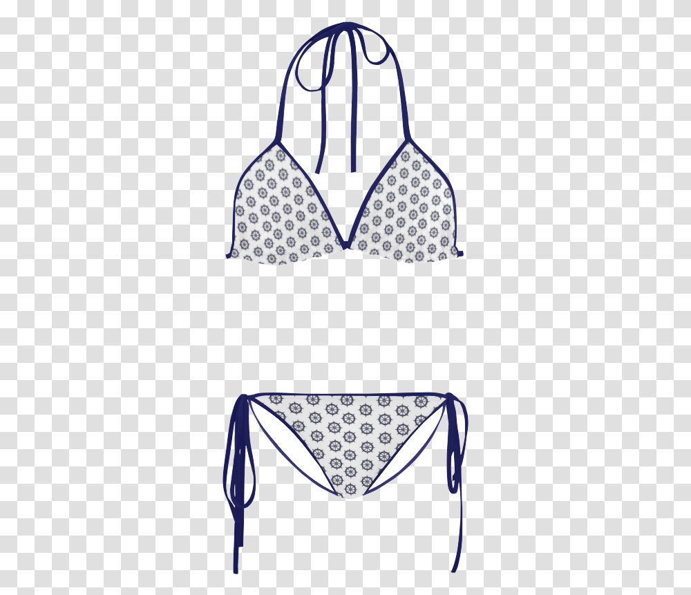 Nautical Wheel Custom Bikini Swimsuit Background Bikini, Apparel, Underwear, Lingerie Transparent Png