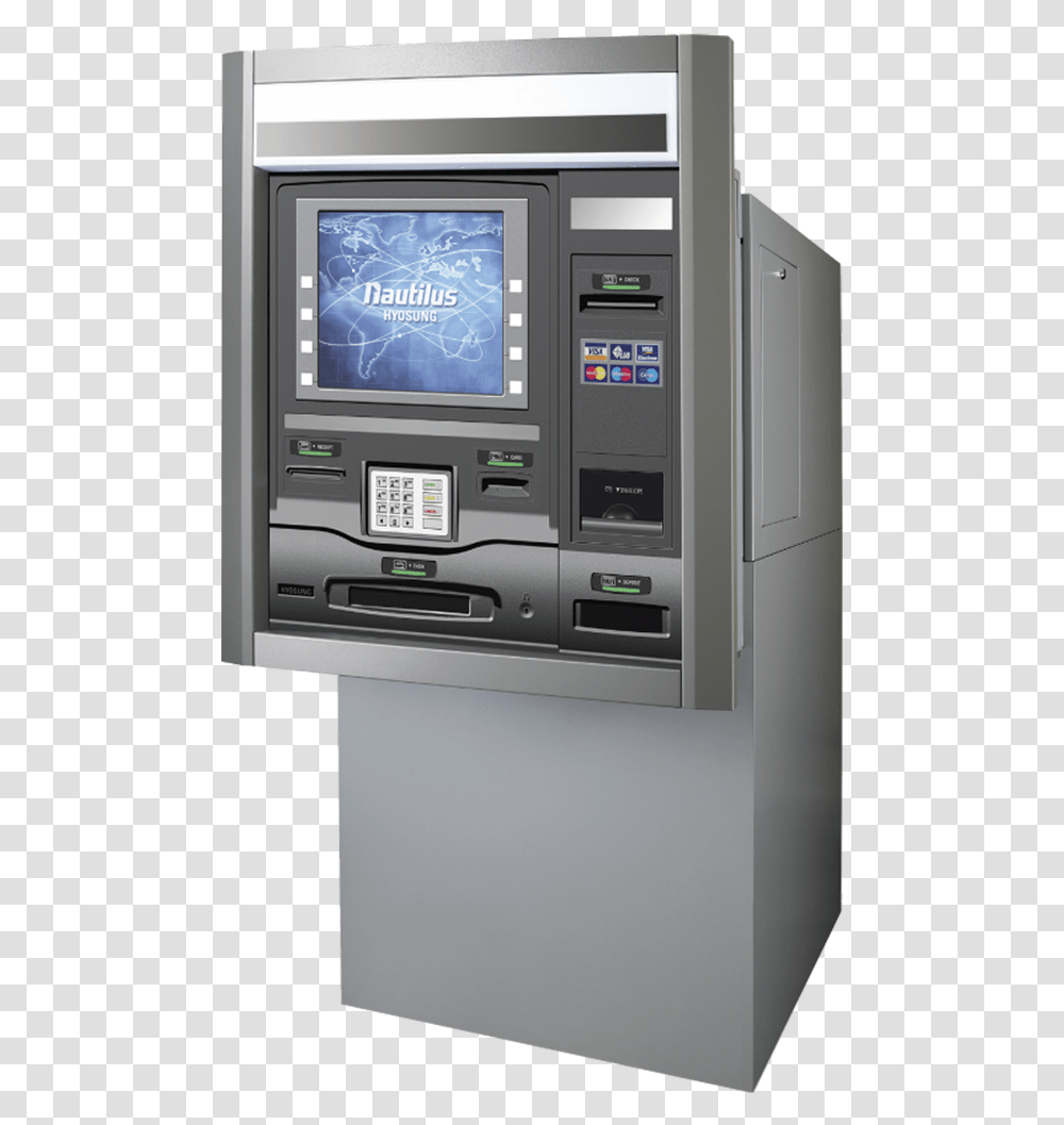 Nautilus Hyonsung Financial 7600 Drive Up Atm Machine, Cash Machine, Kiosk, Screen, Electronics Transparent Png