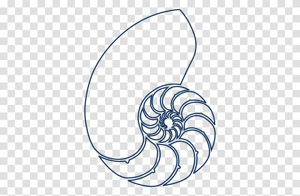 Nautilus Navy Blue Clip Art, Spiral, Coil, Sea Life, Animal Transparent Png