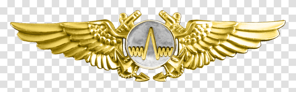 Naval Aviation Observer Insignia Naval Aviator Badge Navy, Gold, Bracelet, Jewelry, Accessories Transparent Png