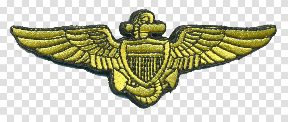 Naval Aviator Wings Emblem, Logo, Symbol, Trademark, Lizard Transparent Png