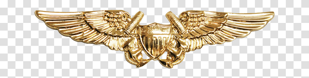 Naval Flight Officer Wings, Gold, Jewelry, Accessories, Accessory Transparent Png