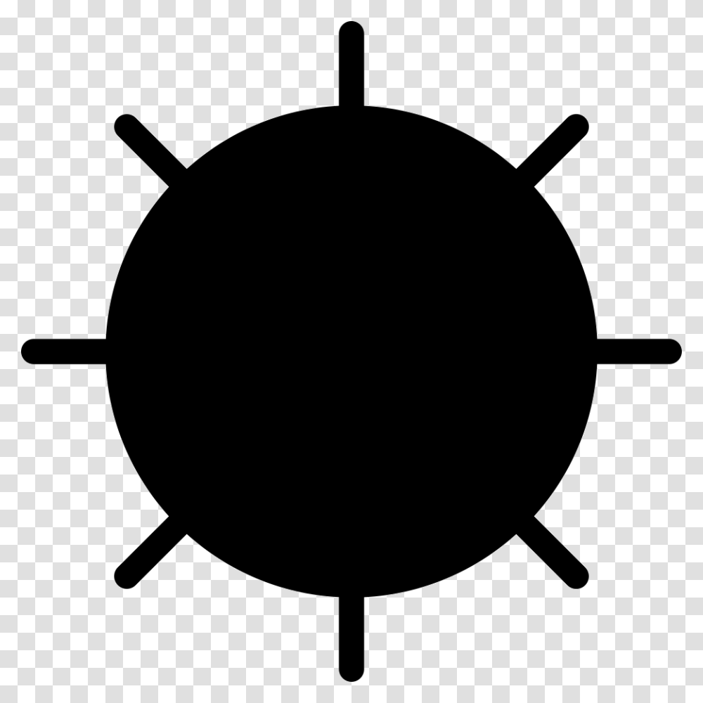 Naval Mine Cartoon, Silhouette, Bomb, Weapon, Weaponry Transparent Png