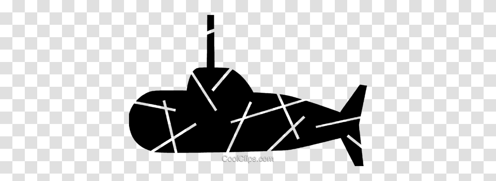 Naval Submarine Royalty Free Vector Clip Art Illustration, Silhouette Transparent Png
