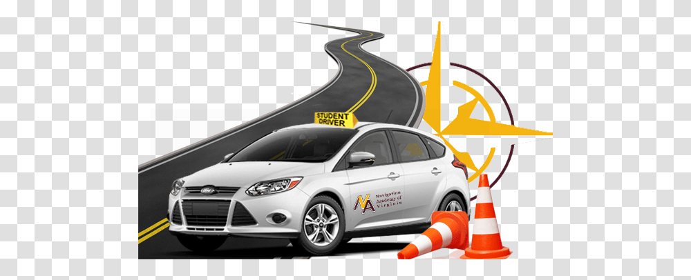 Navigation Academy Of Virginia Driving School Chesapeake Driving School, Car, Vehicle, Transportation, Tire Transparent Png