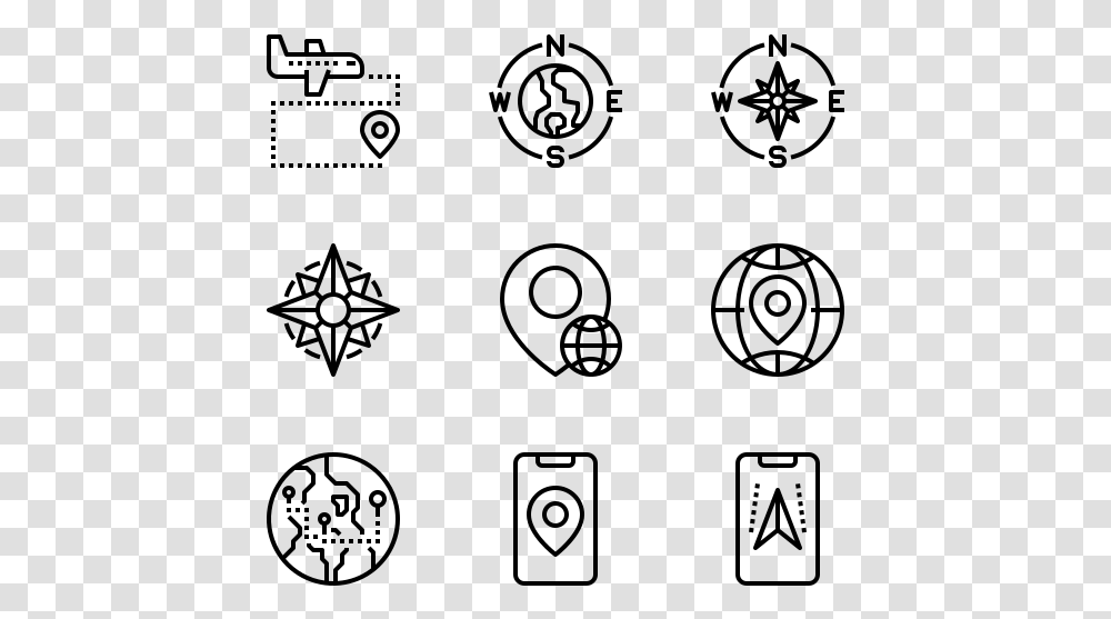 Navigation Hand Drawn Icon, Gray, World Of Warcraft Transparent Png