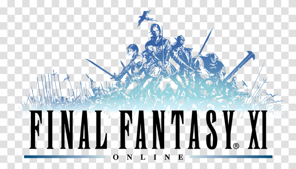 Navigation Sur Final Fantasy Wikifinal Fantasy Iv Logo Final Fantasy 11 Logo, Bird, Animal, Poster Transparent Png