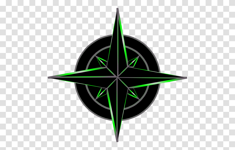 Navigation Symbol Black And Green Clip Art, Lamp, Compass, Compass Math Transparent Png