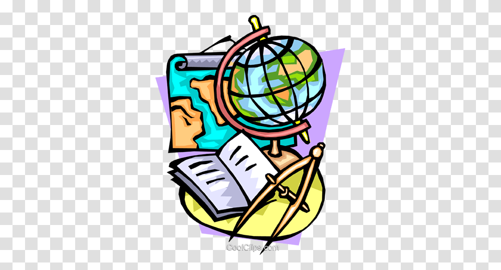 Navigation With Globe Compass And Map Royalty Free Vector Clip, Doodle, Drawing Transparent Png