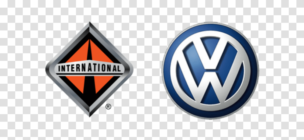 Navistar Volkswagen Forge Global Partnership Truck Alliance, Logo, Trademark, Road Sign Transparent Png