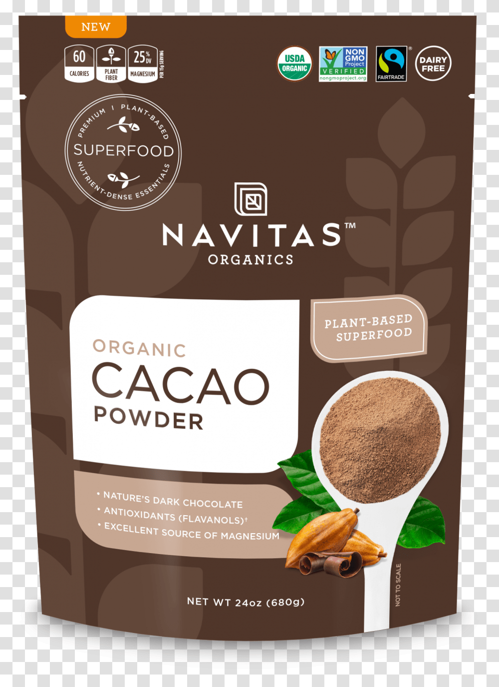 Navitas Organics Cacao Powder, Poster, Advertisement, Flyer, Paper Transparent Png