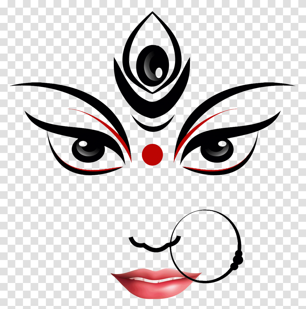 Navratri Clipart, Stencil, Floral Design, Pattern Transparent Png