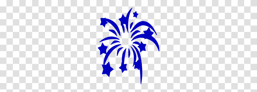 Navy Blue Fireworks Clip Art, Plant, Stencil, Floral Design Transparent Png