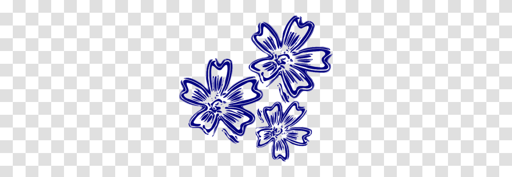 Navy Blue Flowers Clip Art For Web, Pattern, Purple, Accessories, Accessory Transparent Png
