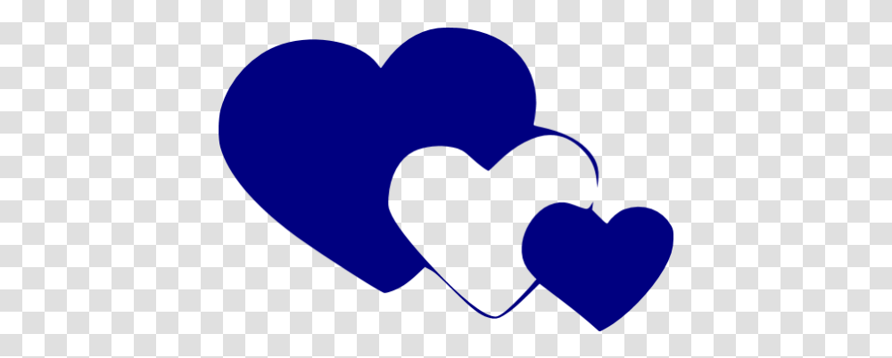 Navy Blue Heart 2 Icon Free Navy Blue Heart Icons 2 Neavy Blue Hearts, Cushion, Baseball Cap, Hat, Clothing Transparent Png