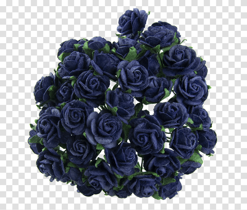 Navy Blue Mulberry Paper Open Roses Floribunda, Plant, Pattern, Graphics, Art Transparent Png