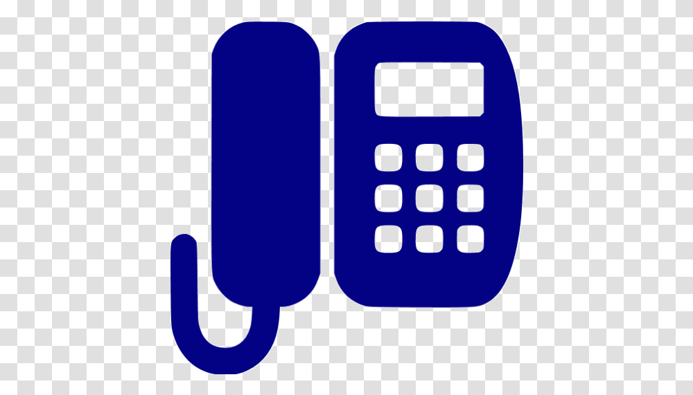 Navy Blue Office Phone Icon Romanesque Bridge Of Besal, Electronics, Mobile Phone, Cell Phone Transparent Png